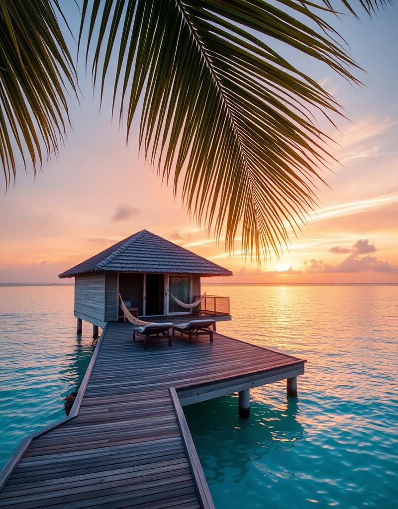 Honeymoon destination scene